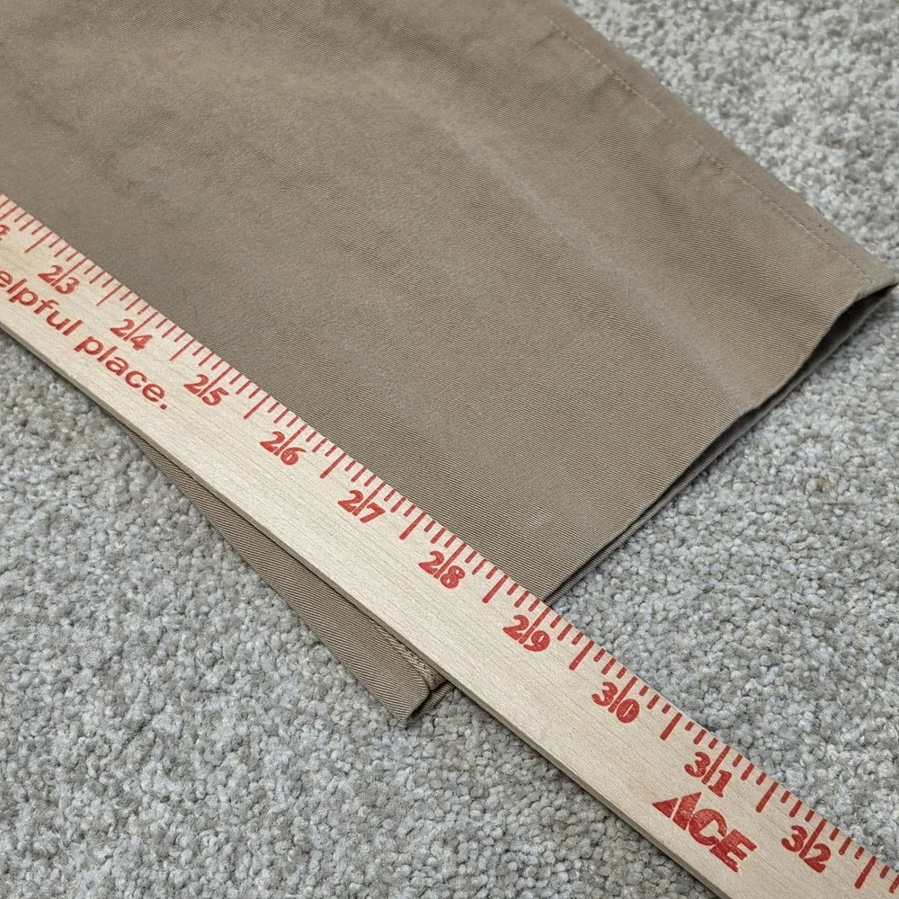 Wallace & Barnes Tessuti Sonriso Chino Trousers Khaki W29 L29 Slim Straight Mens